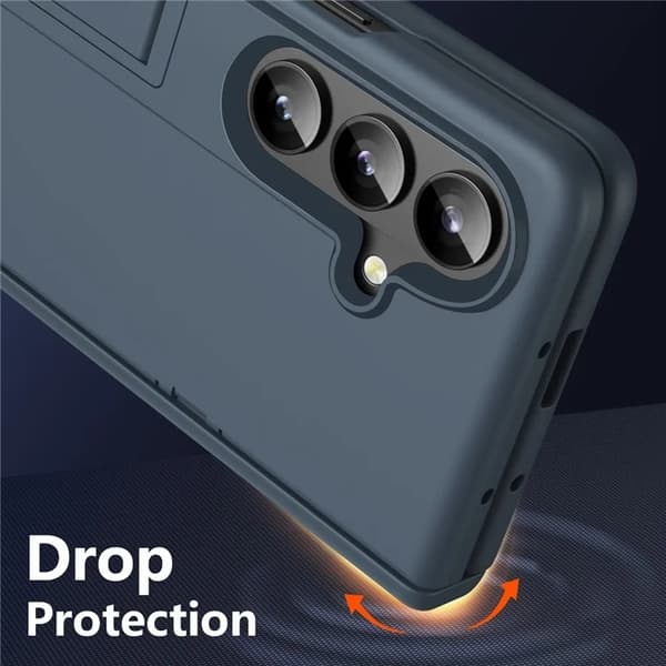 Mobilskal till Galaxy Z Fold7 5G Hård PC Anti-Drop with Kickstand - Grå Grå
