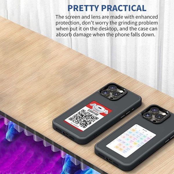 Mobilskal till iPhone 16 Pro E Ink 4-Color Display - Guld Guld