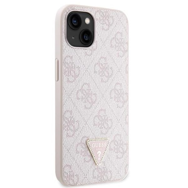 Guess iPhone 14 mobiltaske Crossbody 4G Metal Logo - Pink