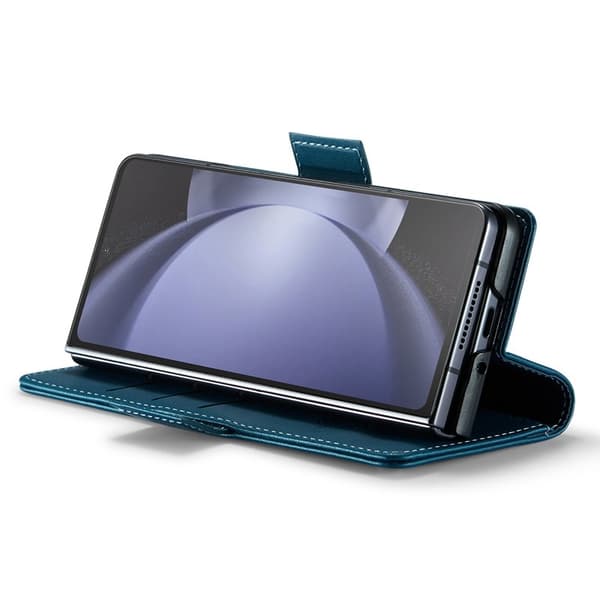 CASEME Plånboksfodral Konstläder för Samsung Galaxy Z Fold6 5G - Blå