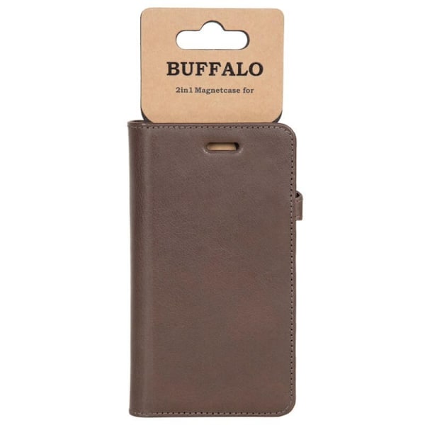 BUFFALO äkta läder Plånboksfodral Samsung Note 9 - Brun Brun
