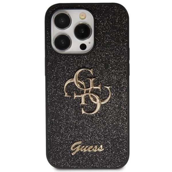 Guess iPhone 11/XR Mobilskal Glitter Script Big - sVART Svart