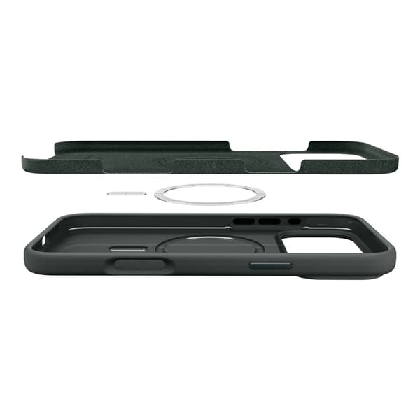 Spigen Mobilskal till iPhone 17 Pro Max Magsafe Silikon Fit - Abyss Grön Grön