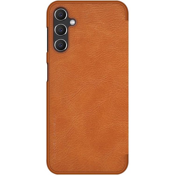 Nillkin Galaxy A14 5G/4G Plånboksfodral Qin Läder - Brun