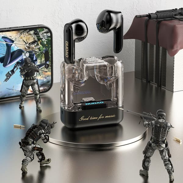 Dudao U18Pro In-Ear Bluetooth 5.3 TWS Trådløse Hovedtelefoner - Sort Black
