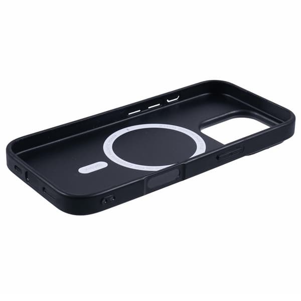 X-LEVEL Bojue-3 Mobilskal till iPhone 16 Pro MagSafe Läder Röd