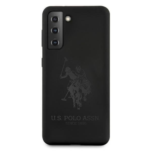 US Polo Silicone On Tone Skal Galaxy S21 Plus - Svart Black
