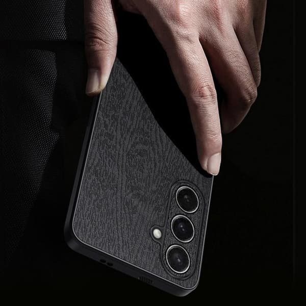 Mobilskal för Samsung Galaxy S26 Plus Konstläder - Brun