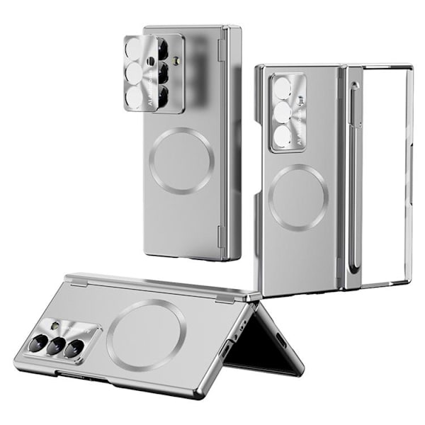 Mobilskal För Galaxy Z Fold 8 MagSafe Hård PC - Silver Silver