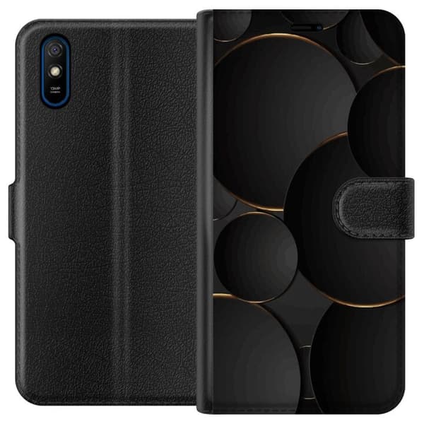 Plånboksfodral till Xiaomi Redmi 9A med Lyxig Cirklar