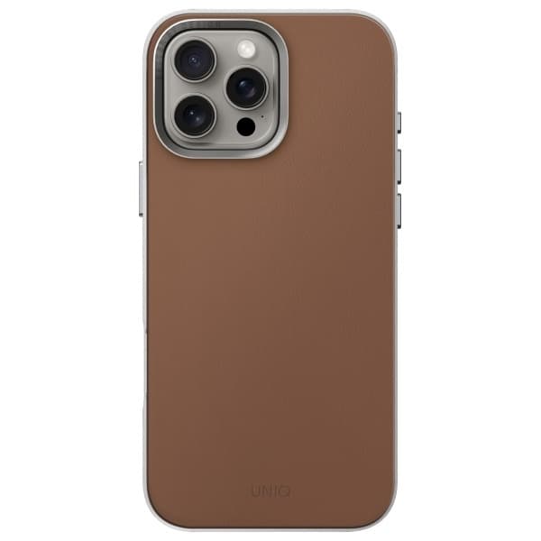 UNIQ Telefontaske til iPhone 16 Pro Max MagSafe Lyden DS - Karamel Brun