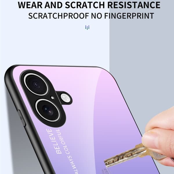 Mobilskal till iPhone 17 Anti-Scratch - Gradient Lila Lila