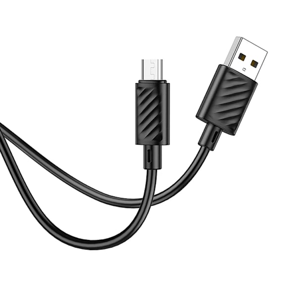 Hoco USB-A Till Micro-USB Kabel 1m - Svart Svart
