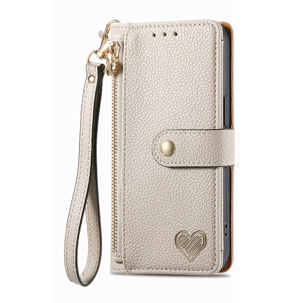 Plånboksfodral för Samsung Galaxy S26 Plus RFID Blocking - Beige