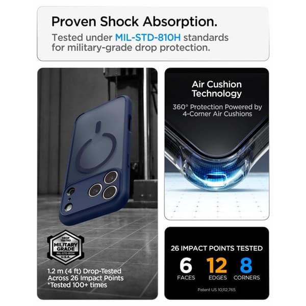 Spigen Mobilskal För iPhone 18 Pro Max/17 Pro Max Magsafe Ultra Hybrid