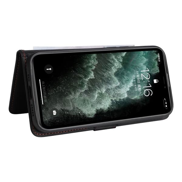BETOPNICE iPhone 11 Pro Max Plånboksfodral - Detachable Konstläder- Svart