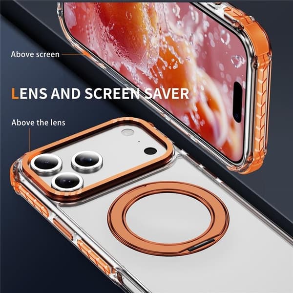 Mobilskal till iPhone 17 Pro MagSafe Anti Drop - Orange Orange