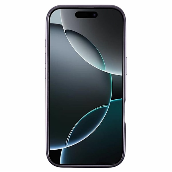 KIGC Mobilskal till iPhone 16 Pro Max Electroplating PC + TPU + PU - Grå Grå