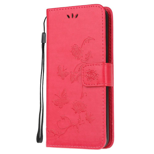Butterfly Wallet Case til Xiaomi Mi 11i - Magenta