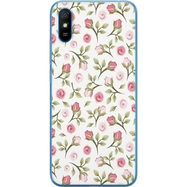 Telefontaske til Xiaomi Redmi 9A med blomster