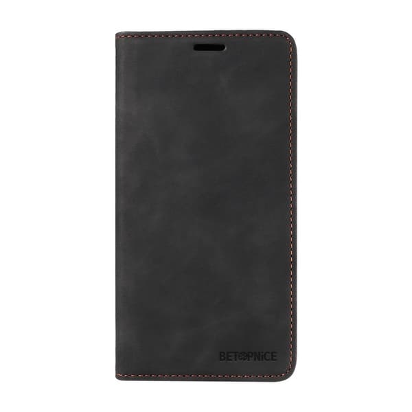 BETOPNICE iPhone 17 Pro Plånboksfodral Konstläder - Svart Svart
