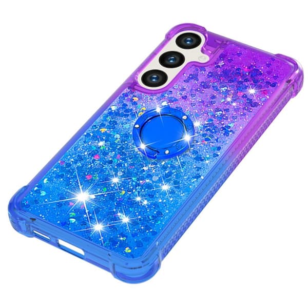 Mobilskal för Samsung Galaxy S26 Plus TPU Kickstand - Lila + Blå