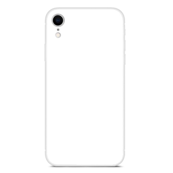 Ohut pehmeä kännykkäkuori Apple iPhone XR:lle - valkoinen White