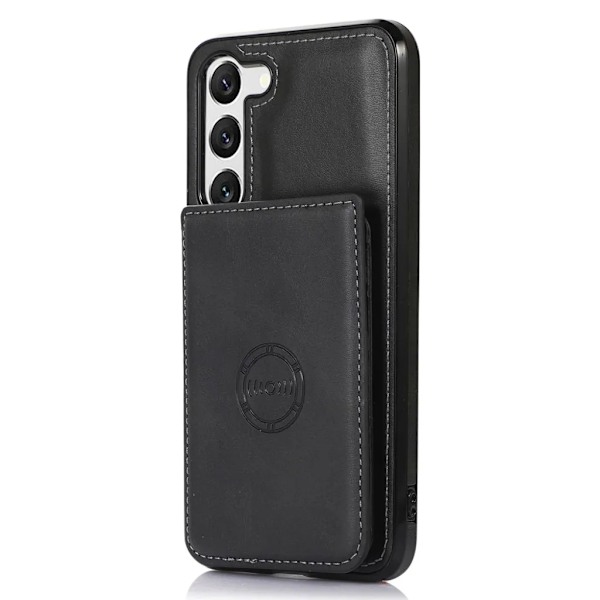 Galaxy S23 Plus Mobilskal Korthållare Kickstand - Svart Svart