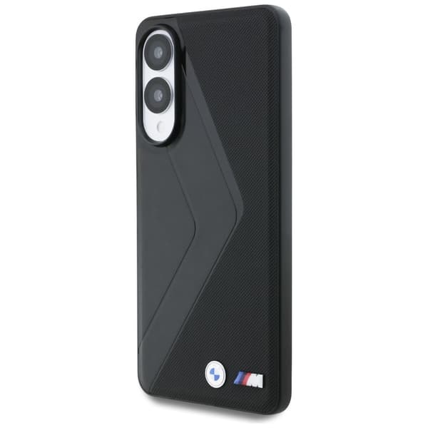 BMW telefontaske til Galaxy S25 Edge MagSafe læder overdimensionerede striber