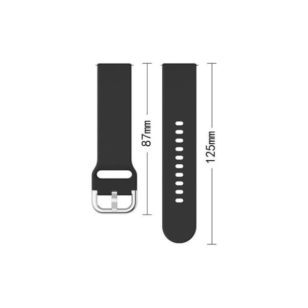SmartWatch Armbånd Universal Silikone Strap - Rød