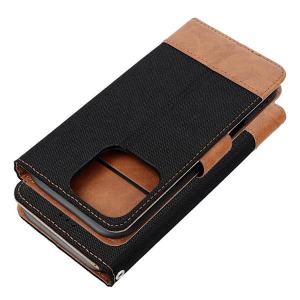 iPhone 16 Plus Plånboksfodral Jeans - Svart Svart