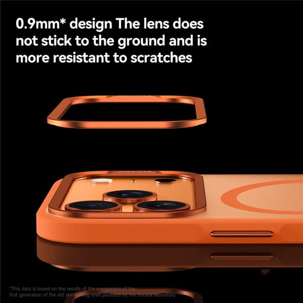 SULADA Mobilskal till iPhone 17 Pro MagSafe PC+TPU - Orange Orange