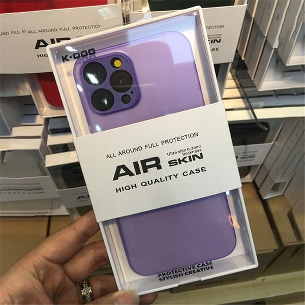 KZDOO Mobilskal till iPhone 15 Pro Max Frosted Air Skin - Blå Blå