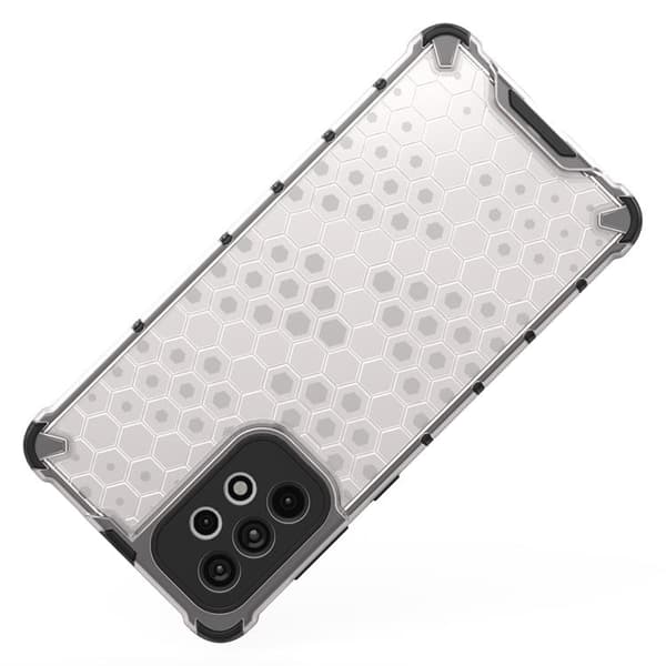 Galaxy A73 Skal Honeycomb Armored - Transparent Transparent