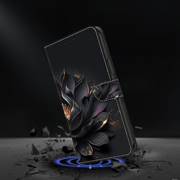 Samsung Galaxy A57 Plånboksfodral Konstläder Magnetisk Stängning - Lila