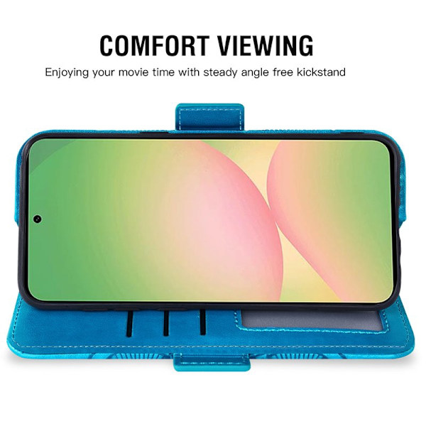 Plånboksfodral för Samsung Galaxy S26 Plus TKonstläder - Blå