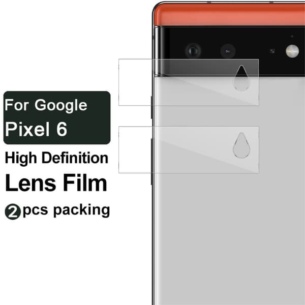[2-PACK] Google Pixel 6 hærdet glas kameralinsedæksel