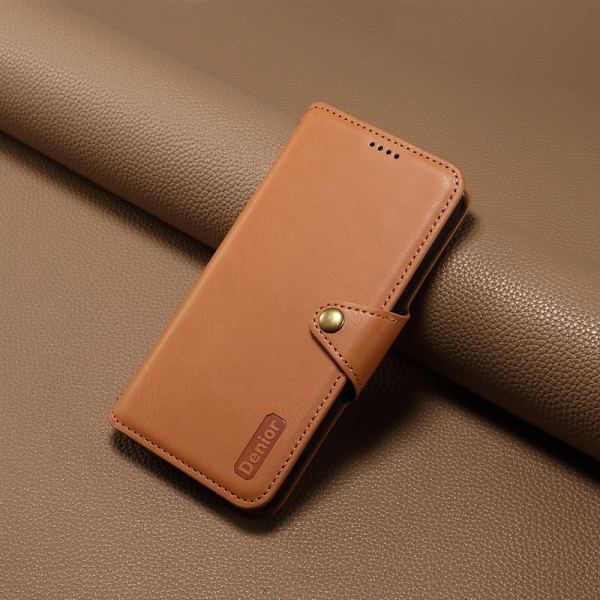 DENIOR Google Pixel 8 Plånboksfodral Konstläder Konstlädertextur - Khaki