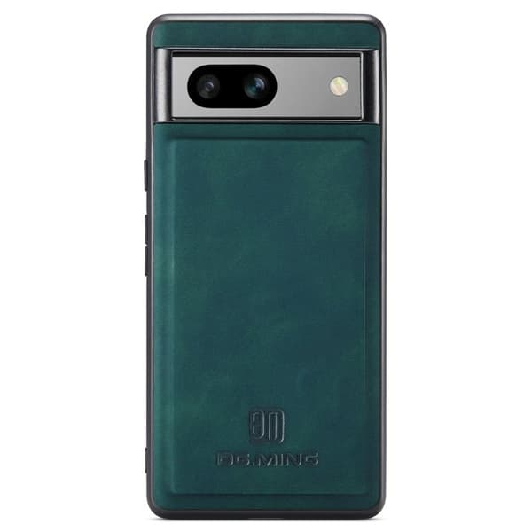 DG.MING Mobilskal till Google Pixel 8a Hybrid PU Läder+PC+TPU Grön