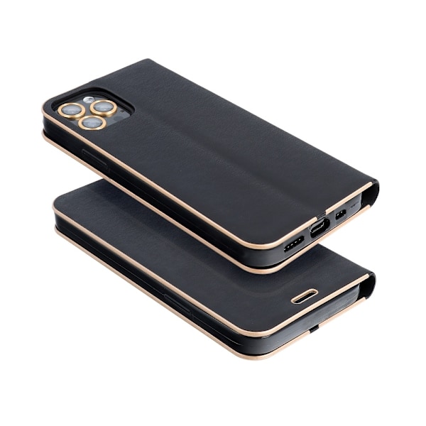 Forcell LUNA Guld fodral till Xiaomi Redmi 9C / 9C NFC Svart Svart