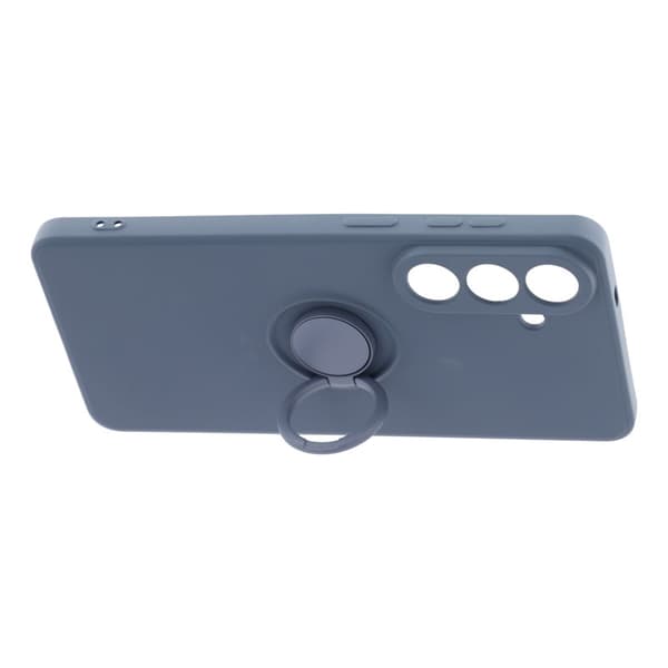 Mobilskal för Samsung Galaxy S26 Plus Silikon med Ring Kickstand - Mörkblå