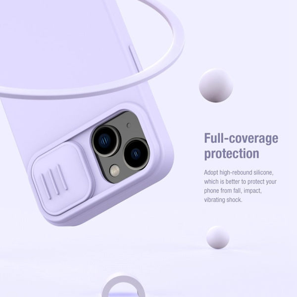 NILLKIN PC + Silikon Mobilskal för iPhone 14 Plus - Blå