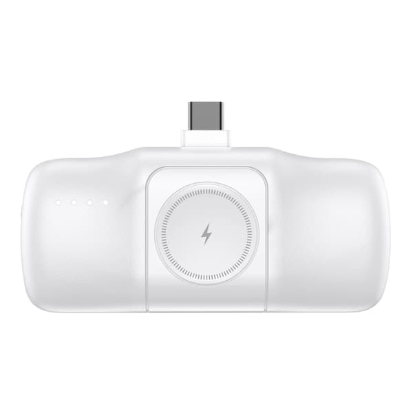 Wozinsky USB-C Mini Powerbank 15W 5000mAh - Hvid Vit