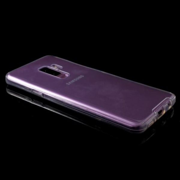 Touchable Front + Back TPU Mobilskal till Galaxy S9 Plus - Clear