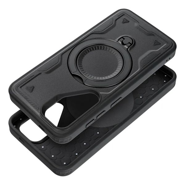 Telefontaske til Galaxy S25 Edge Front Armor - Sort Svart