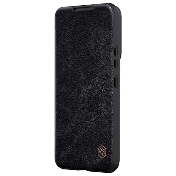 Nillkin Galaxy S22 Plus Plånboksfodral Qin Läder Pro Holster Flip - Svart Svart