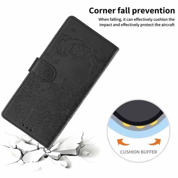Plånboksfodral för Samsung Galaxy S26 Konstläder Ställ - Svart