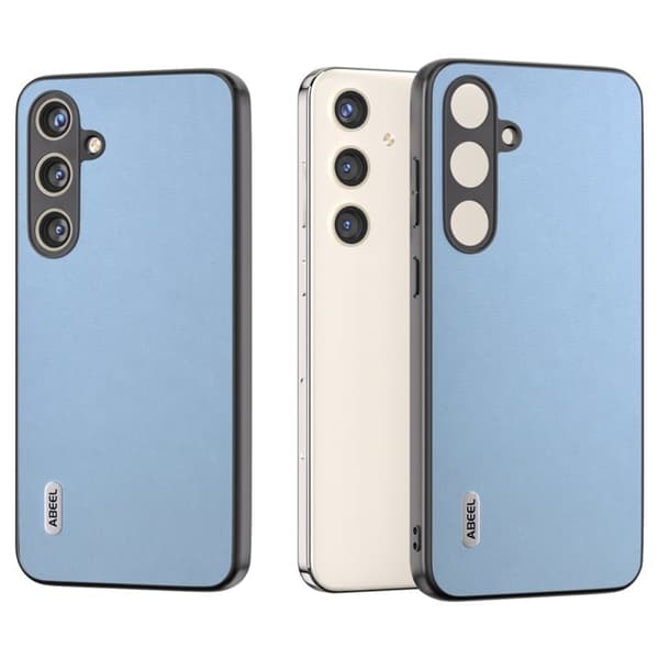 ABEEL Mobilskal till Samsung Galaxy S24+ PU Läder + PC + TPU Blå