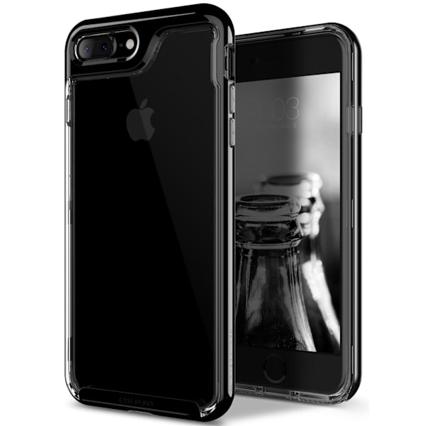 Caseology Skyfall Skal till Apple iPhone 7 Plus - Jet Black Svart