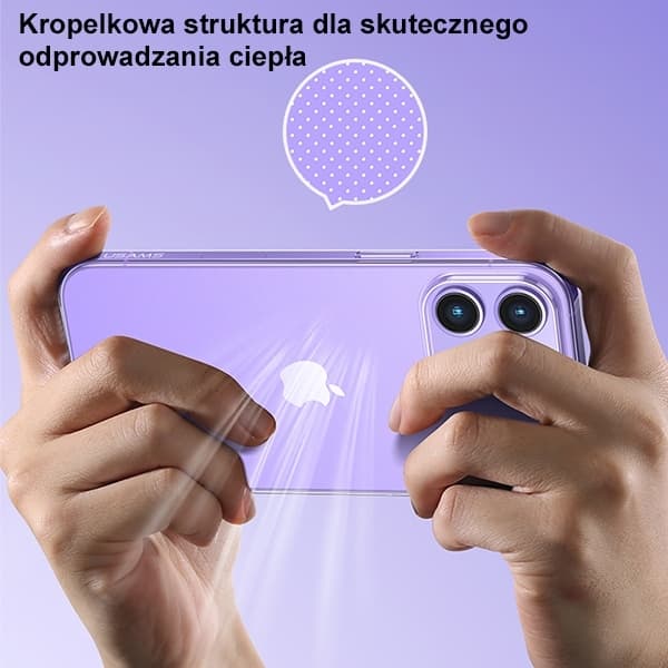 USAMS Mobilskal till iPhone 14 Pro Max MagSafe Primary - Transparent